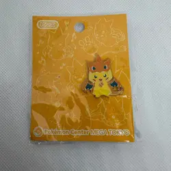 Pokemon Center Pikachu Charizard poncho Pins Badge Set Mega Tokyo 1 Pin 2014 - Image 1