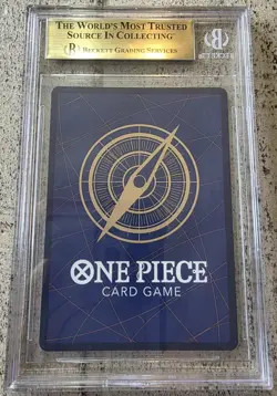 One Piece TCG Luffy Red Manga Alt Art BGS 9.5 Op 13 Carrying On His Will English - Image 2