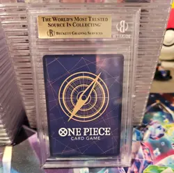 Monkey D Luffy OP11-118 Manga Alt Art SEC, Fist Of Divine Speed, BGS 10 Pristine - Image 3