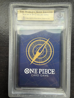 2025 ONE PIECE OP11-118 MONKEY D LUFFY MANGA ALT ART English BGS Pristine 10 - Image 2