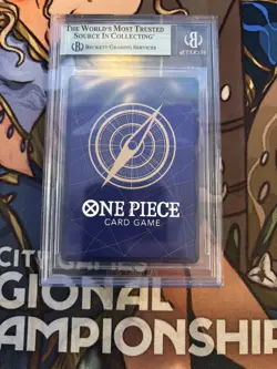 2025 One piece OP11-118 Monkey D Luffy Manga Alt Art ENGLISH BGS 9.5 - Image 2