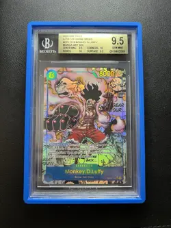Monkey D Luffy OP11-118 Manga Alt Art SEC, Fist Of Divine Speed, BGS 9.5 - Image 1
