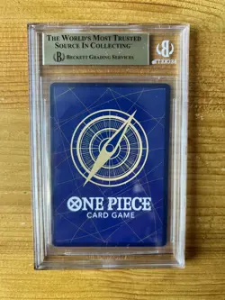 2025 ONE PIECE OP11-118 MONKEY D LUFFY MANGA ALT ART English BGS10 PRISTINE - Image 2