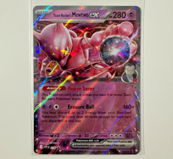 Team Rocket's Mewtwo ex SVP 216 Black Star Promo 2025 Holo Pokemon Card TCG - A - Image 1