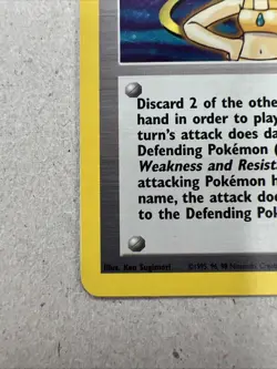 Pokemon Misty Gym Heros Unlimited Trainer Card First Edition 18/132 Holo NM - Image 3