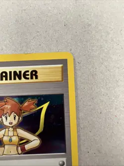 Pokemon Misty Gym Heros Unlimited Trainer Card First Edition 18/132 Holo NM - Image 5