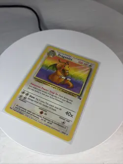 Pokemon TCG Dragonite Fossil 19/62 Rare 100 HP Regular Card English 1999 - Image 2