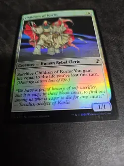 Children of Korlis FOIL Time Spiral Remastered NM White Common MTG CARD - Image 1