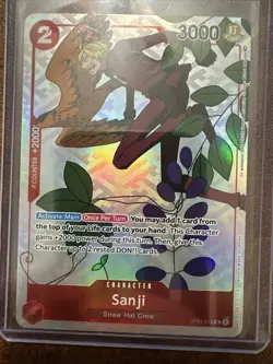 Sanji One Piece Card Game Lot (4) Op01-013 Promotion Card - Image 4