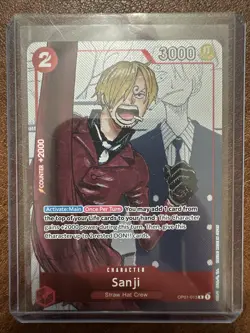 Sanji One Piece Card Game Lot (4) Op01-013 Promotion Card - Image 5