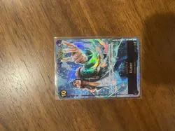 Kuzan OP02-121 SEC Alternative Art One Piece Card Game - Image 1