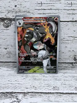 Pokemon TCG Team Rockets Houndoom Illustration Rare Card 191/182 Destined Rivals - Image 1