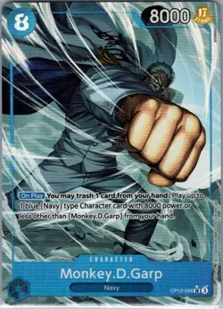 Monkey.D.Garp (Alt Art) OP12-056 English Legacy of Master - One Piece Card - NM - Image 1