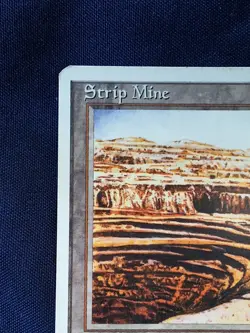Magic the Gathering Strip Mine 4th Edition Colorless Uncommon Land Card -HP/MP - Image 2