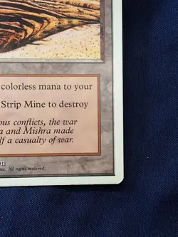 Magic the Gathering Strip Mine 4th Edition Colorless Uncommon Land Card -HP/MP - Image 4