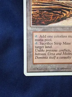 Magic the Gathering Strip Mine 4th Edition Colorless Uncommon Land Card -HP/MP - Image 5