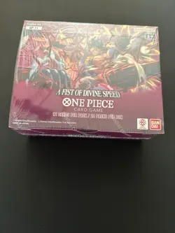 One Piece Card Game A FIST OF DIVINE SPEED OP11 Booster Box English SEALED - Image 1