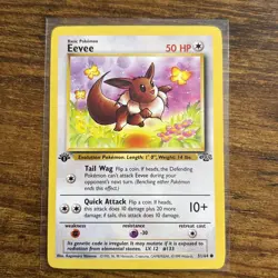 Pokemon TCG Eevee Jungle 1st Edition Card 51/64, Regular, Beautiful almost NM - Image 1