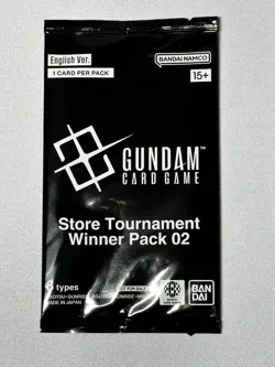Gundam Card Game TCG Store Tournament Winner Pack 02 Sealed Promo English - Image 1