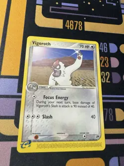 Pokemon Sandstorm Uncommon Card - Vigoroth 52/100 - Image 1