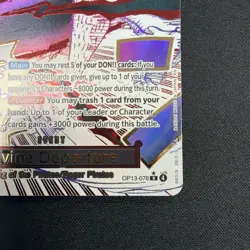 One Piece Card Game - Divine Departure - (Alt Art / Manga) - OP13-076 - English - Image 4