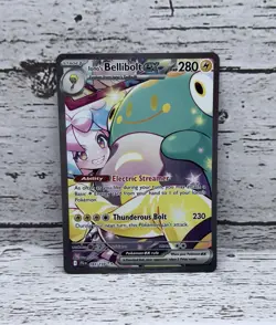 Iono's Bellibolt EX 183/159 Journey Together Sir NM Pokemon TCG Card - Image 1