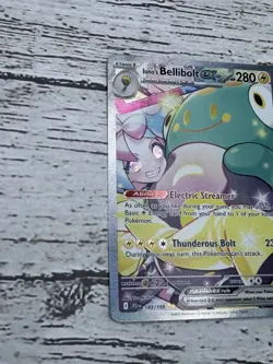 Iono's Bellibolt EX 183/159 Journey Together Sir NM Pokemon TCG Card - Image 3