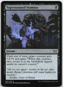 Supernatural Stamina FOIL Common Double Masters LP MTG - Image 1