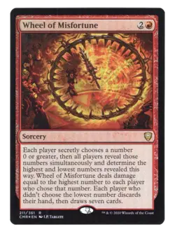 MTG FOIL Wheel of Misfortune - Commander Legends #211 - Image 1
