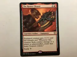 MTG Commander Dominaria United THE REAVER CLEAVER NM (0180) Graded Power - Image 1