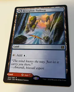 Riverglide Pathway Lavaglide Pathway - ZNR 264 MTG Magic The Gathering - Image 1