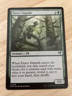 MTG Fierce Empath Commander Masters #0288 Regular Common NM/M - Image 1