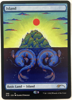 MTG Island Secret Lair - The Astrology Lands: Pisces 386 NM - Image 1