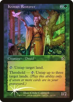Torment MTG FOIL Krosan Restorer Magic - Image 1