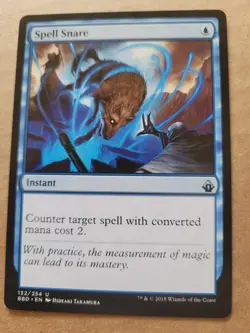 Spell Snare Battlebond MTG Magic #132 BBD Blue English Counter LP - Image 1