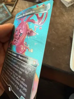 1x Morophon, the Boundless, Borderless Textured Foil, Commander Masters, MTG NM - Image 2