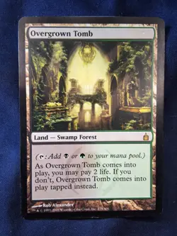 Overgrown Tomb -Ravnica: City of Guilds - MTG - LP/MP - Ravnica - Image 1