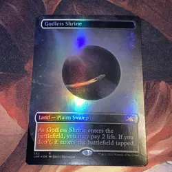 Godless Shrine X1 Mtg Unfinity Nm Foil Borderless - Image 1
