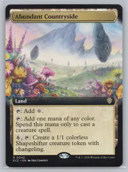 Abundant Countryside (Extended Art) R Commander: Lorwyn Eclipsed 42 NM - Image 1
