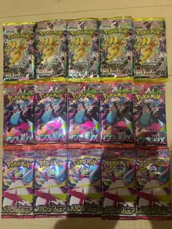Total 15Pack Inferno X Pokemon Mega Booster Pack etc Lot Japanese SEALED Cards - Image 1