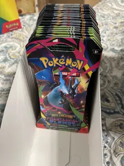 (20) Pokemon Phantasmal Flames Sleeved Booster Packs Lot - Image 1