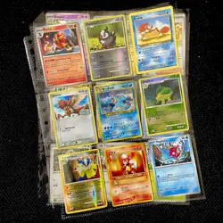 Old Pokemon Cards Mix VINTAGE Rare Collection binder Pages Holo WOTC Mixed TCG - Image 1