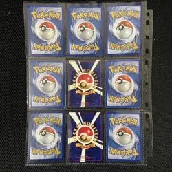 Old Pokemon Cards Mix VINTAGE Rare Collection binder Pages Holo WOTC Mixed TCG - Image 2