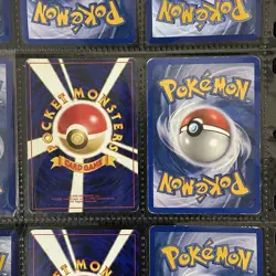 Old Pokemon Cards Mix VINTAGE Rare Collection binder Pages Holo WOTC Mixed TCG - Image 5