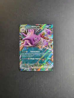 Team Rocket's Nidoking Ex 119/182 Pokemon TCG S&V Destined Rivals Double Rare NM - Image 2