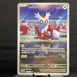 Delibird 152/132 Illustration Rare ME01: Mega Evolution Pokemon TCG NM - Image 1