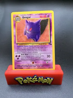Pokemon Vintage WOTC Gengar 20/62 Fossil Regular LP - Image 1