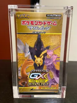Pokemon Japanese Tag Team All Stars Booster Box SEALED IN DISPLAY CASE FROM USA - Image 1