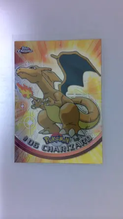 [NM+] Pokemon TV 2000 Topps Chrome Holo Foil Charizard #06 NM/MINT Condition!! - Image 1