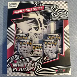 Pokemon TCG Scarlet & Violet White Flare Binder Collection BRAND NEW 💎💎 - Image 1